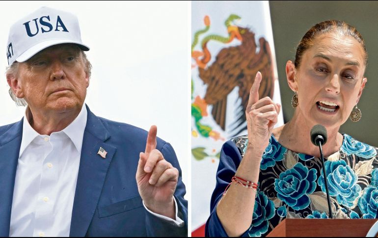 Sheinbaum reiteró que el tema del envío de petróleo de nuestro país a Cuba no se tocó en su charla con Trump, aunque sí en una llamada entre el canciller De la Fuente y el Secretario de Estado de EU, Marco Rubio. AFP