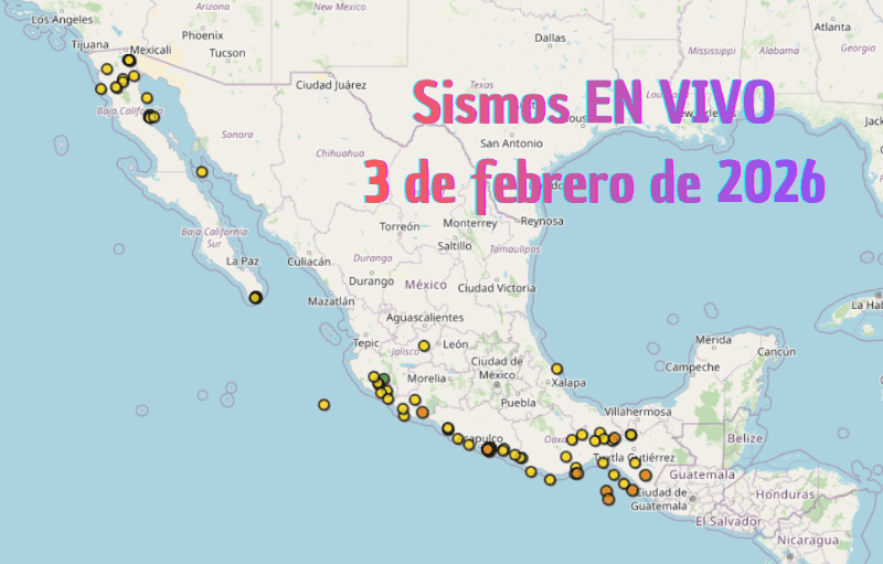 &nbsp;Monitoreo EN VIVO de los temblores en México. ESPECIAL / SSN 