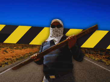 Desde muy temprano, pobladores de distintas comunidades cerraron la autpista del Sol. EFE / ARCHIVO / ESPECIAL / CANVA