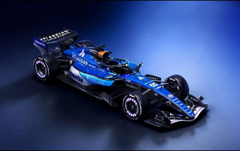 La escudería británica llevó a cabo la presentación del exterior de su nuevo monoplaza para 2026. EFE / ESPECIAL / Atlassian Williams F1 Team