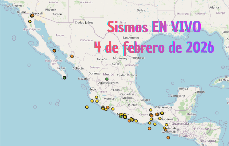 &nbsp;Monitoreo EN VIVO de los temblores en México. ESPECIAL / SSN 