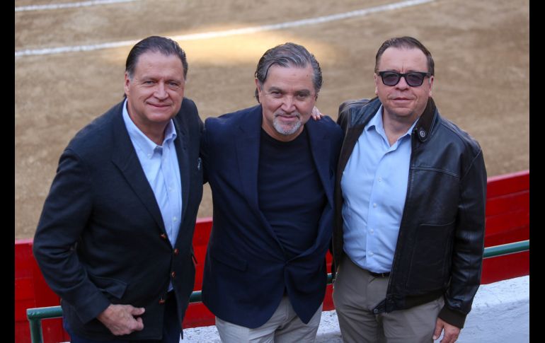 Pablo Moreno, Juan Gómez y Santiago Moreno. GENTE BIEN JALISCO / C. JIMENO