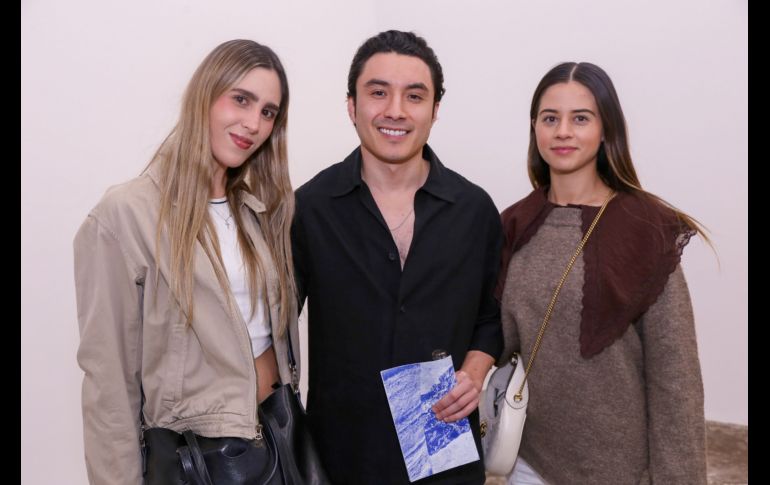 Paola Naveja, Daniel Arroyo y Alexia Sánchez. GENTE BIEN JALISCO / Exposición “Balance and shift” en Art WKND GDL 2026