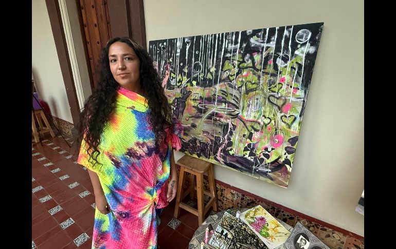 PocaSangre explicó que la muestra propone un hilo conductor que permite transitar por esos momentos. EL INFORMADOR / H. Navarro