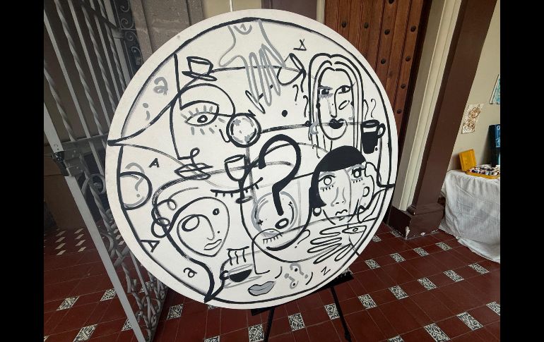 PocaSangre explicó que la muestra propone un hilo conductor que permite transitar por esos momentos. EL INFORMADOR / H. Navarro