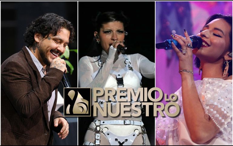 Nodal, Ángela Aguilar y Cazzu recibieron varias nominaciones para esta edición de los Premios Lo Nuestro. EL INFORMADOR / SUN / ARCHIVO