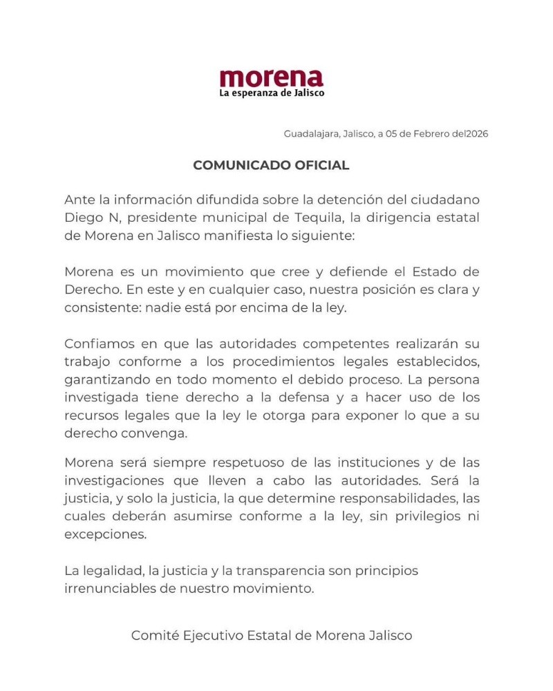 ESPECIAL / Comité Ejecutivo Estatal de Morena Jalisco