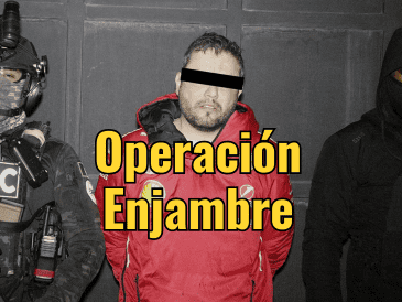 El 22 de noviembre 2024, Omar García Harfuch dio a conocer la llamada Operación Enjambre. EFE / SECRETARIA DE SEGURIDAD Y PROTECCIÓN CIUDADANA DE MÉXICO
