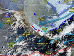 El frente frío provoca un “norte” con rachas de viento de 45 a 55 km/h en la zona costera y de 25 a 35 km/h en el resto de la región.