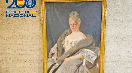 Cuadro de Joaquín Sorolla, “La Chata”, recuperado por la Policía. EFE