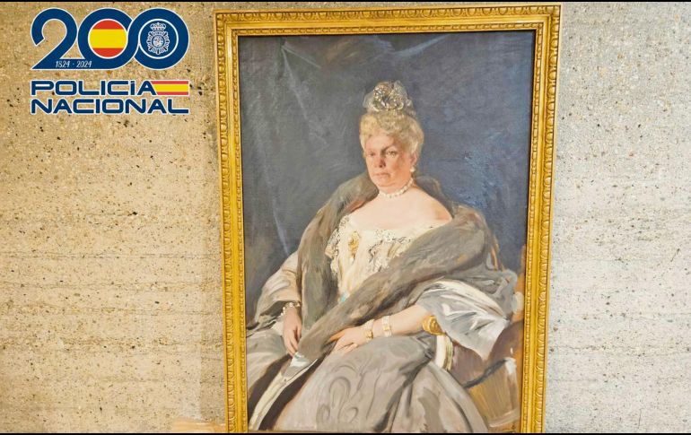 Cuadro de Joaquín Sorolla, “La Chata”, recuperado por la Policía. EFE