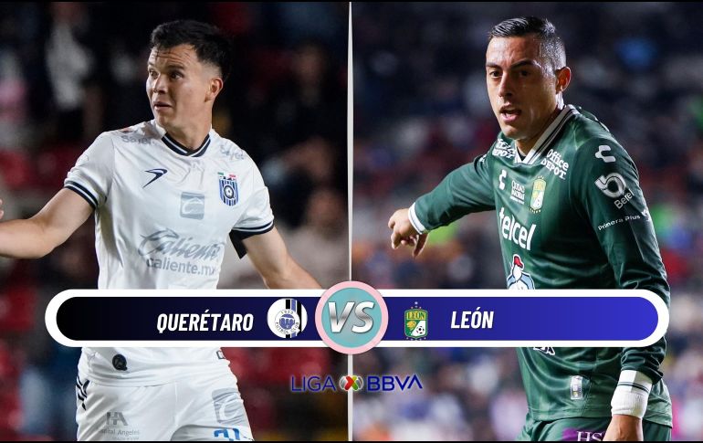 Querétaro y León se enfrentan en la Jornada 5 del Clausura 2026 en el Estadio La Corregidora. ESPECIAL / IMAGO7 y CANVA