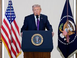 La publicación del presidente desató rechazo bipartidista al mostrar una representación ofensiva de Barack y Michelle Obama. EFE/A. Schwartz