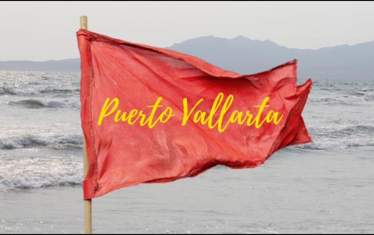 Así se encuentran las playas de Puerto Vallarta este viernes 6 de febrero de 2026. ESPECIAL / FACEBOOK Protección Civil y Bomberos Puerto Vallarta