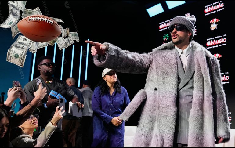 Estas podrían ser las repercusiones del show de medio tiempo de Bad Bunny en el Super Bowl LX. AP / ARCHIVO