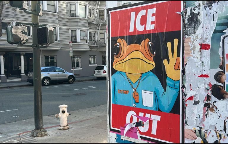 Desde hace días, se puede encontrar este tipo de imágenes en San Francisco previo al medio tiempo del Super Bowl LX con Bad Bunny al frente. EFE / ARCHIVO