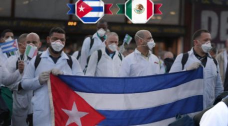 Morena recapituló la llegada de personqal médico a México desde Cuba cuando más se necesitaba. X / @PartidoMorenaMx