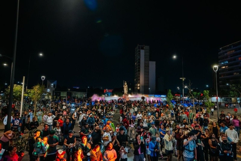 &nbsp;El DJ Nefertiti ofreció un concierto al aire libre en la Glorieta de la Minerva. ESPECIAL / Ayuntamiento de Guadalajara