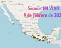 Sismos en México | EN VIVO | 9 de febrero de 2026. ESPECIAL / SSN