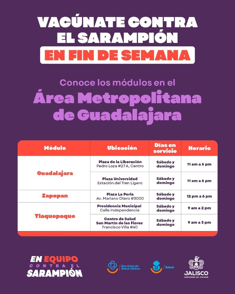 CORTESÍA/Secretaría de Salud Jalisco