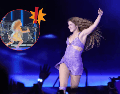 Shakira se cae en pleno escenario y se viraliza en redes. EFE / ARCHIVO / ESPECIAL / TIKTOK