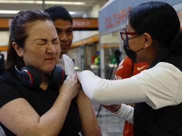 De acuerdo a la Secretaría de Salud, el grupo poblacional más afectado por los contagios de sarampión son los menores de 1 a 4 años. EFE/S. Gutiérrez