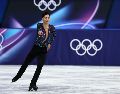 Donoval Carrillo, originario de Zapopan, Jalisco, y uno de los deportistas más emblemáticos del país en el hielo, ha vuelto a encender la ilusión de los aficionados mexicanos en esta edición de los Juegos Olímpicos. EFE / W. Hao