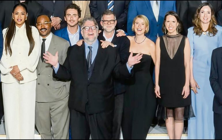 Guillermo del Toro fue una de las figuras destacadas durante el Almuerzo de los nominados al Oscar. ESPECIAL