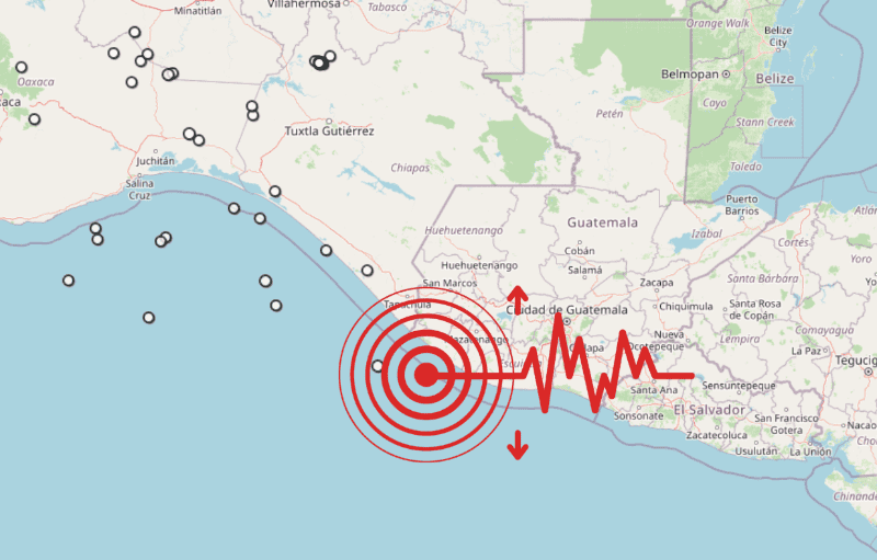 &nbsp;Sismo en Chiapas. ESPECIAL / SSN