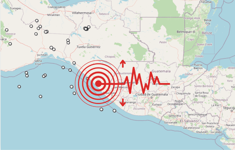 &nbsp;Sismo en Chiapas. ESPECIAL / SSN