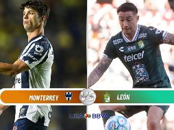 Monterrey recibirá a León este sábado 14 de febrero en el Estadio BBVA de la capital regia por la Jornada 6 del Clausura 2026. ESPECIAL / IMAGO7 y CANVA