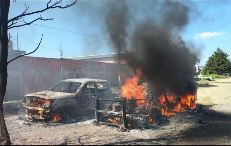 Como resultado del ataque, tres elementos de la corporación municipal resultaron heridos y fueron trasladados para recibir atención médica. ESPECIAL