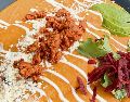 Enfrijoladas La Flor, la especialidad de la casa. ESPECIAL