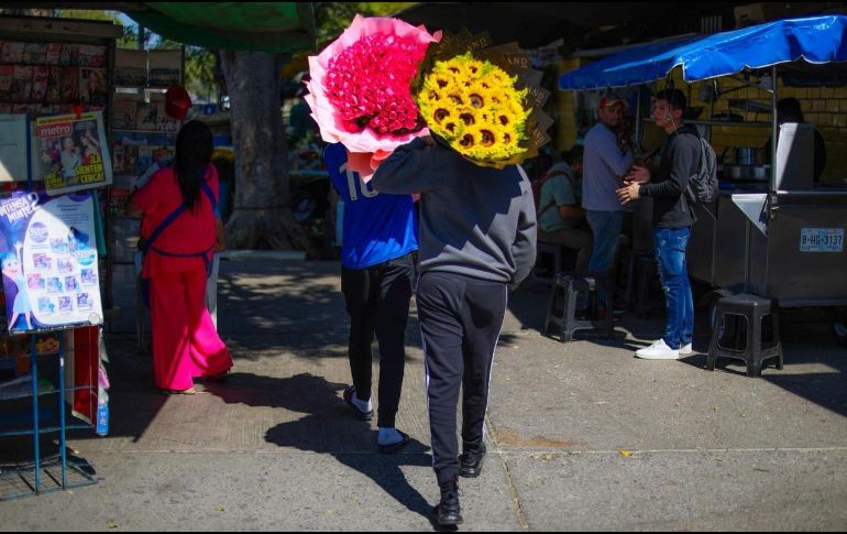Así es como se vive el Día de San Valentín, también conocido como día del amor y la amistad en Guadalajara. EL INFORMADOR / A. Navarro