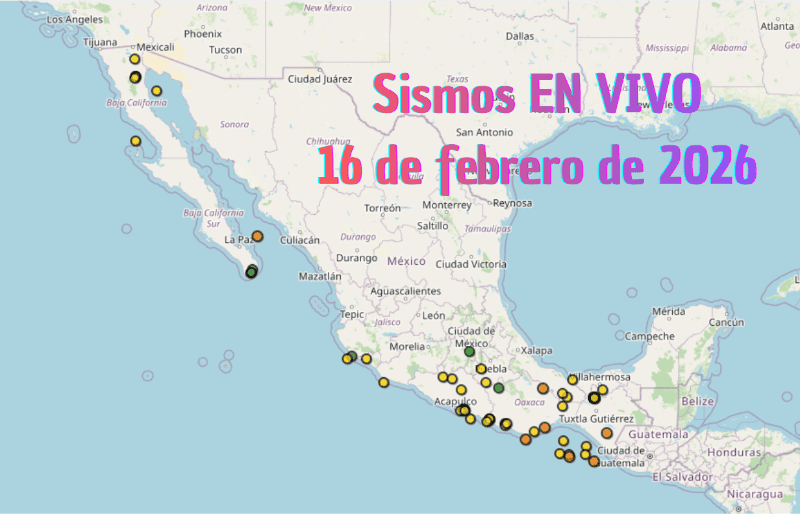 &nbsp;Monitoreo EN VIVO de los temblores en México. ESPECIAL / SSN