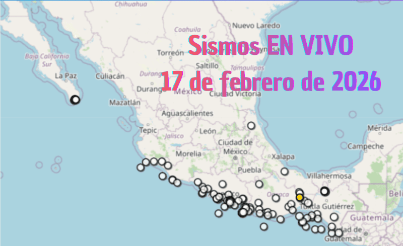 &nbsp;Monitoreo EN VIVO de los temblores en México. ESPECIAL / SSN
