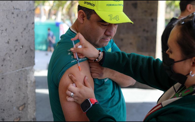 La Presidenta de México, Claudia Sheinbaum, afirmó este martes que el Gobierno cuenta con vacunas suficientes para inmunizar a la población. EL INFORMADOR/ A. Navarro