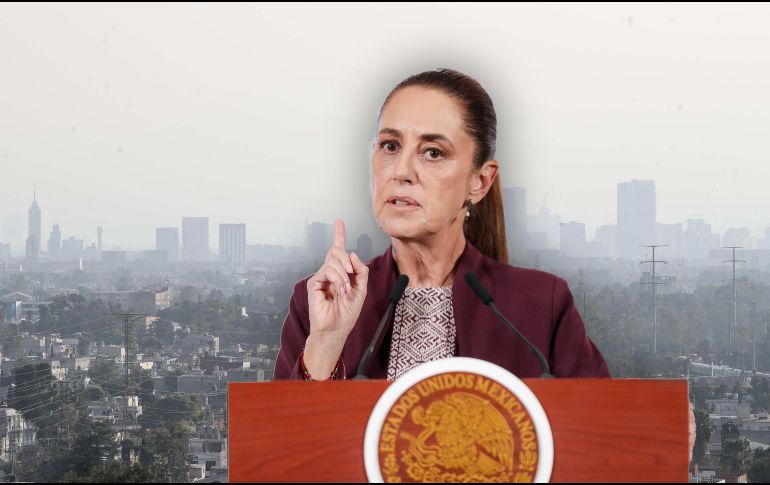 Sheinbaum puntualizó un par de aspectos a considerar sobre las recientes activaciones de contingencia ambiental en Ciudad de México. SUN / ARCHIVO / EFE / Isaac Esquivel