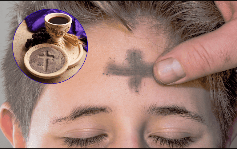 La marca de ceniza sobre la frente funciona como un signo externo de arrepentimiento. CANVA