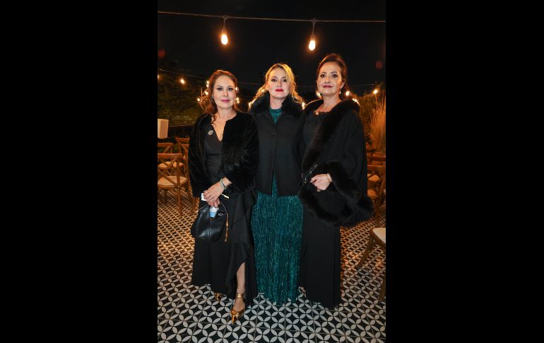 Selene Espinoza, Patricia y Yamile Sicari. GENTE BIEN JALISCO / E. Escamilla