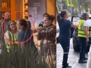 Elementos de la Policía Bancaria e Industrial realizaron la detención en un establecimiento cercano; sin embargo, horas después la señalada fue liberada, según lo narrado por la víctima. X/@tintasepia