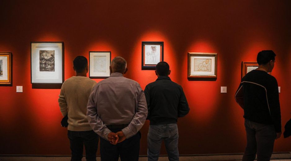 La muestra reúne obras de Rivera, Orozco y Siqueiros y amplía acervo universitario. EL INFORMADOR/J.ACOSTA