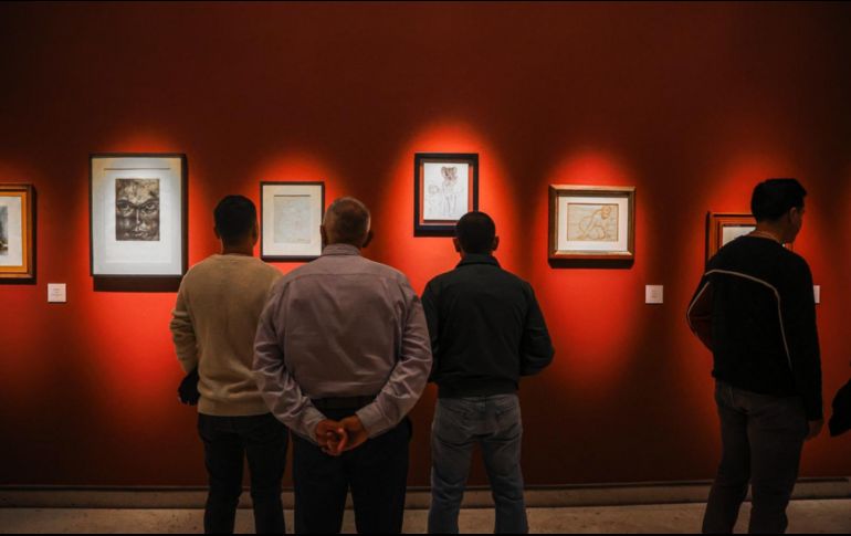 La muestra reúne obras de Rivera, Orozco y Siqueiros y amplía acervo universitario. EL INFORMADOR/J.ACOSTA