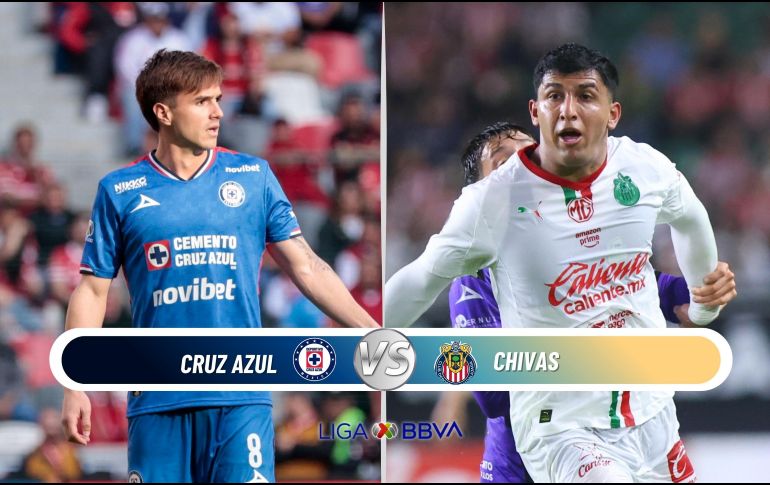 Este partido es una oportunidad directa para que Cruz Azul reduzca la distancia en la tabla o para que el Guadalajara amplíe su ventaja en la cima. ESPECIAL / IMAGO7 y CANVA