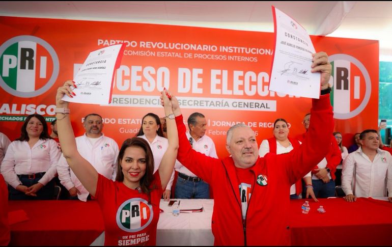 Además de la reelección de Haro, Aurelio Fonseca fue elegido como secretario general del partido. EL INFORMADOR / A. Navarro