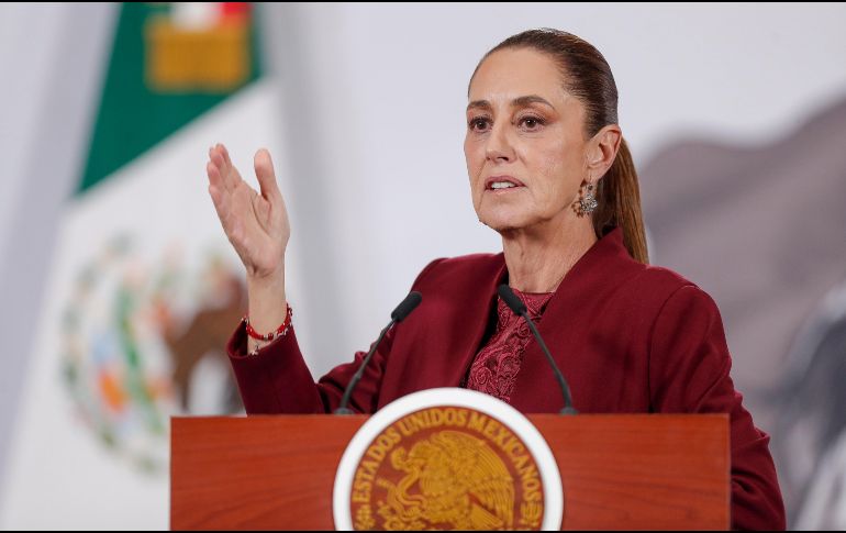 La presidenta afirmó que existe absoluta coordinación con gobiernos de todos los estados, y que el Gabinete de Seguridad se mantiene informando a la ciudadanía sobre la situación. EFE/ I. Esquivel.