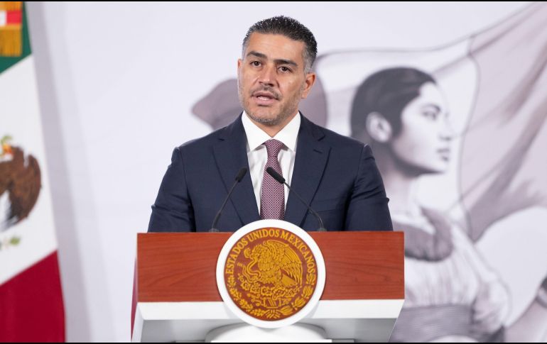 Durante la conferencia de prensa presidencial, el funcionario explicó que unos 70 integrantes del crimen organizado fueron detenidos por los bloqueos en carreteras en estados como Jalisco y Michoacán. CORTESÍA/ Gobierno de México