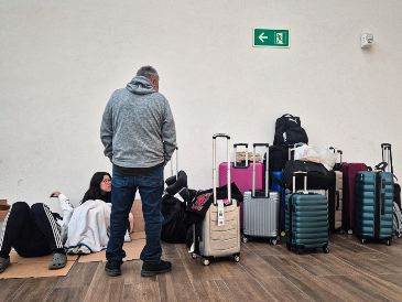 El Aeropuerto Internacional de Guadalajara y Puerto Vallarta fueron reforzados desde ayer tras los hechos de inseguridad registrados en el estado tras la caída de "El Mencho". EL INFORMADOR / J. ACOSTA