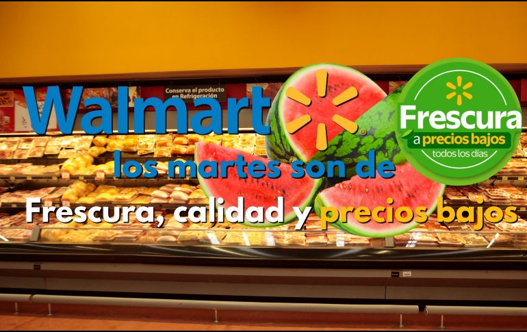 Las ofertas por el Martes de Frescura este 24 de febrero son válidas en las más de 2 mil sucursales físicas de Walmart y en su tienda en línea. EL INFORMADOR / ARCHIVO