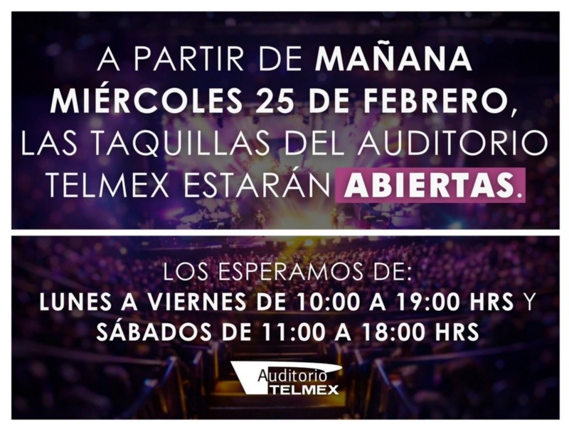 ESPECIAL / AUDITORIO TELMEX&nbsp;